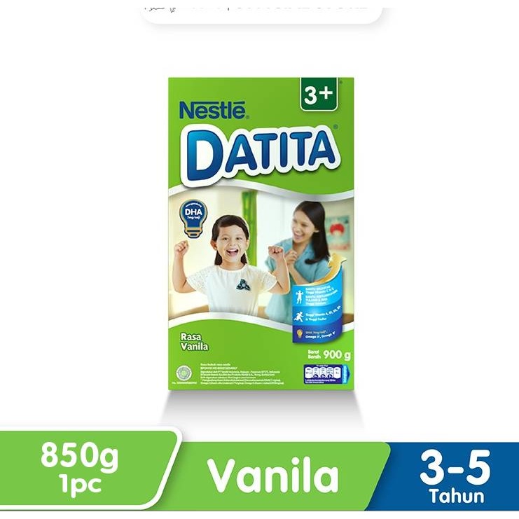 

Datita 3+ Vanila 850gr - 2 BOX Susu Datita (3-5 Tahun)