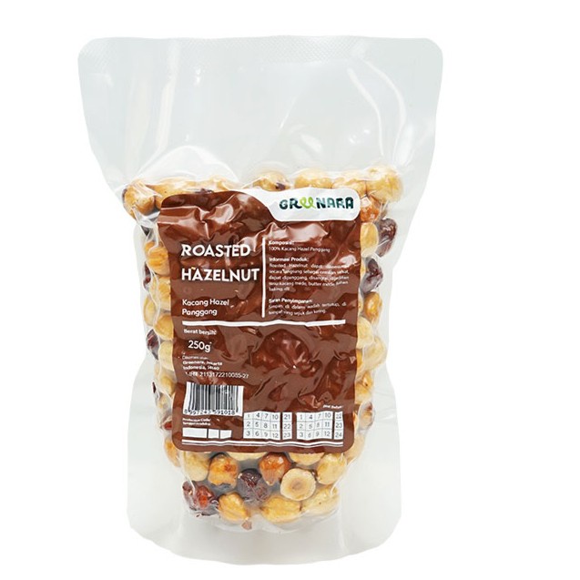 

Kacang Hazel Panggang 250gr / Roasted Natural Hazelnut