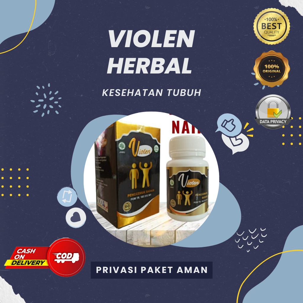 SUPLEMEN VIOLEN PENGGEMUK BADAN HERBAL 60 Kapsul- Cakra Husada
