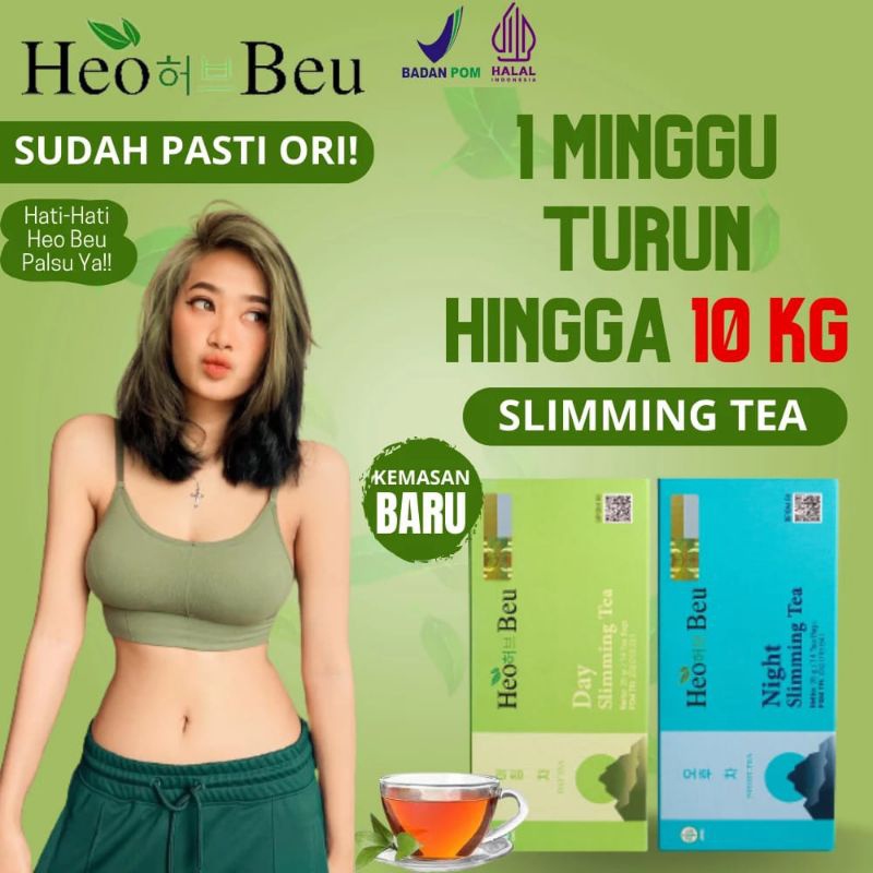 

Heo Beu Slimming Tea Teh Diet Herbal Alami Teh Tea Korean BPOM