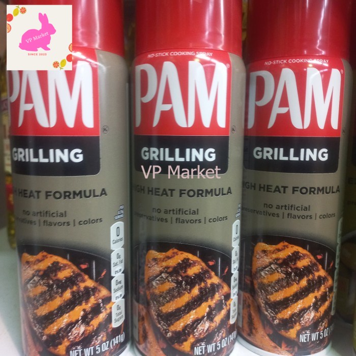 

PAM Grilling High Heat Formula Spray 5 Oz(141gr) | Pam Grill Import