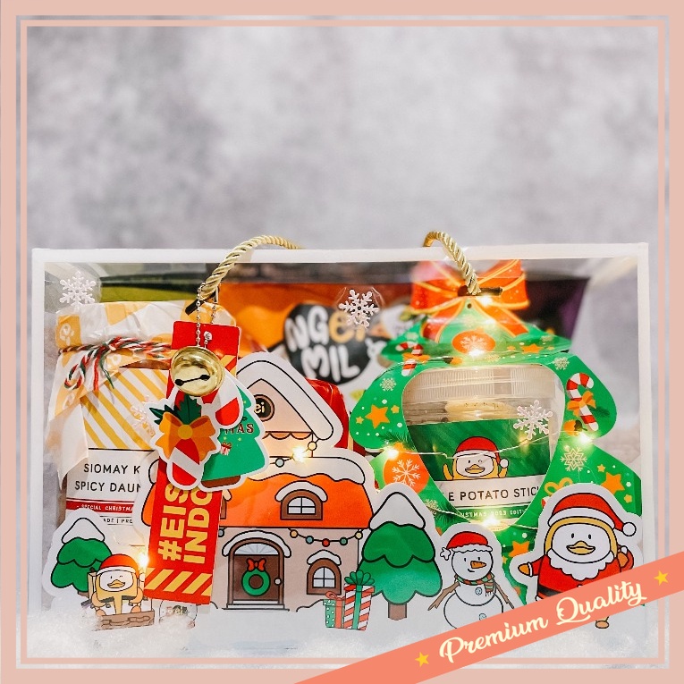 

TERBARU Set Hadiah Hampers Unik Wisuda Ulang Tahun Natal TERMURAH / Ei Christmas Hampers 2023 (SNOWMAN PACKAGE)