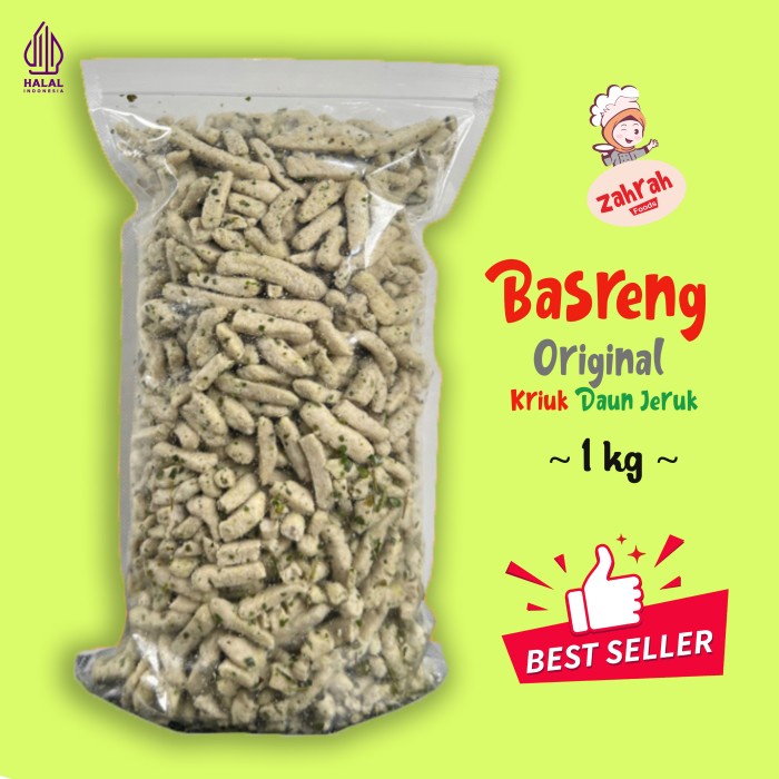 

Basreng Original 1 Kg - Gurih Kriuk Daun Jeruk / Camilan instant