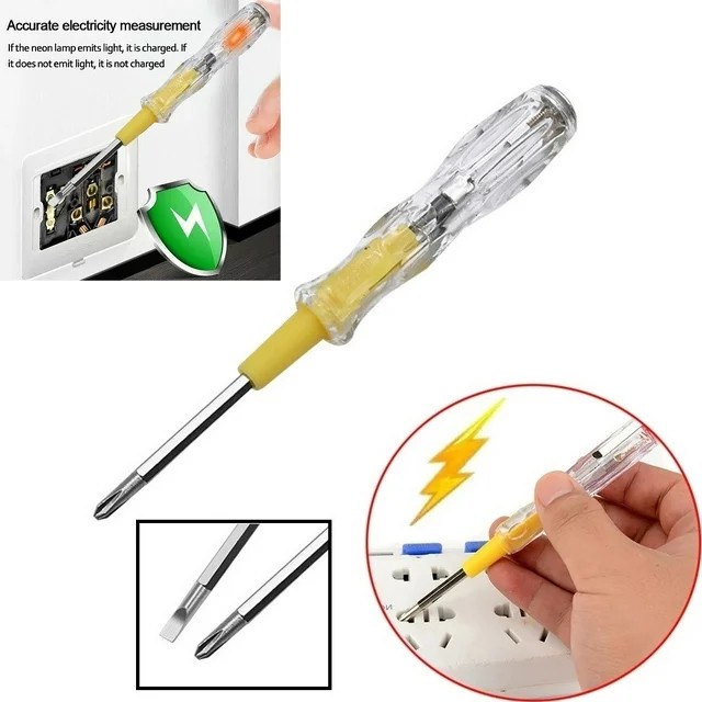 Obeng Tespen Bolak Balik Test Pen Listrik Testpen 2 Way Plus Minus