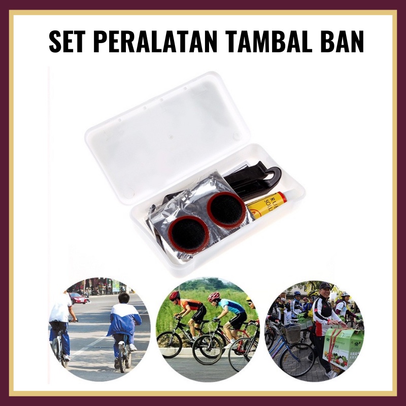 Peralatan Portable Tambal Ban Sepeda - Alat Tambal Ban Sepeda