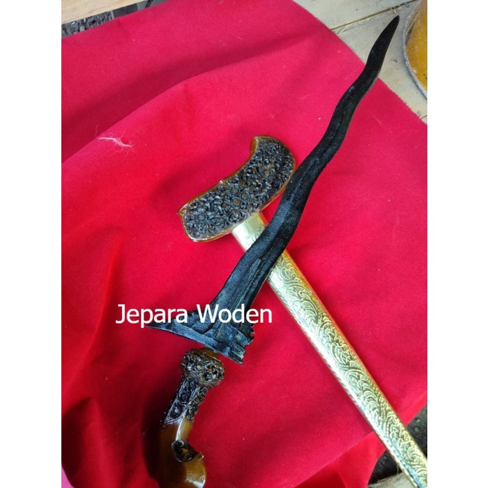 keris sempono kelang sepuh pb X lengkap warangka gayam ukir ukiran bk  murah meriah JW122