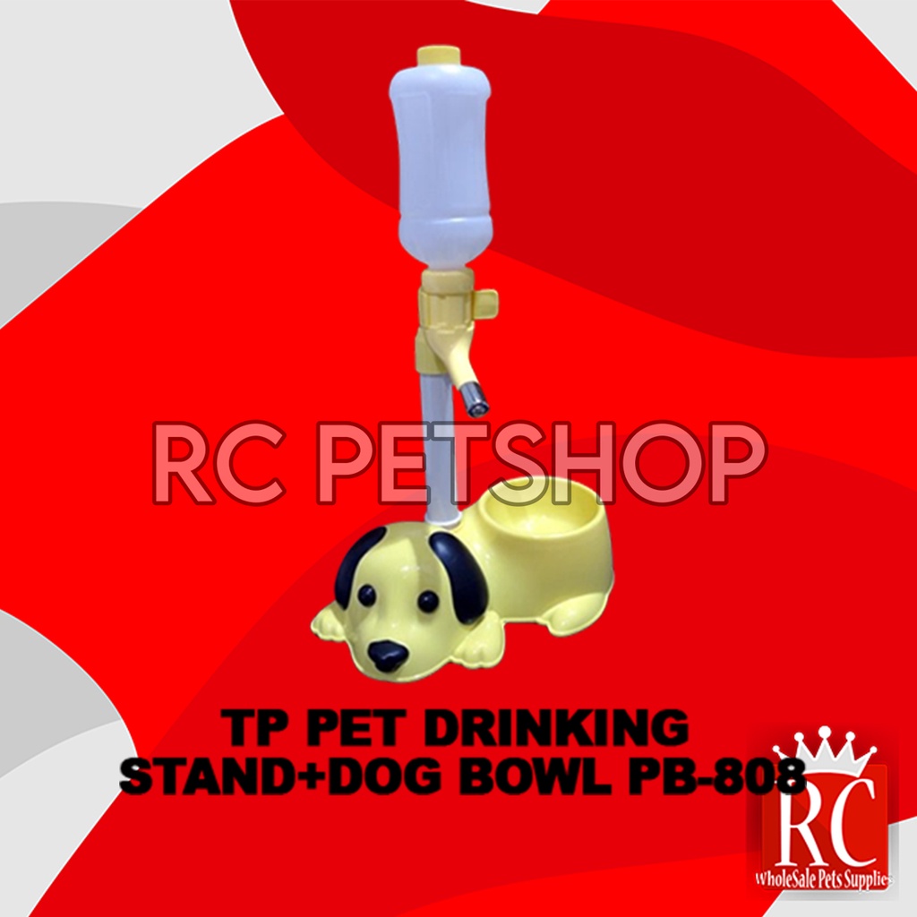 Tempat Minum Anjing Pet Feeder Drinking Stand