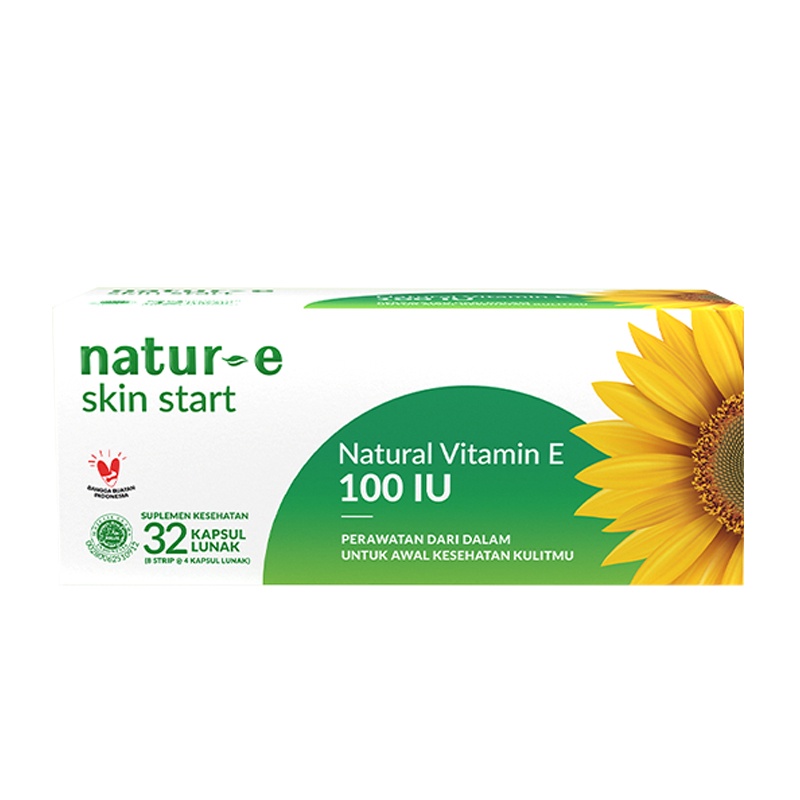 Natur-E Skin Start Natural Vitamin E 100 IU 32 Kapsul Natur E