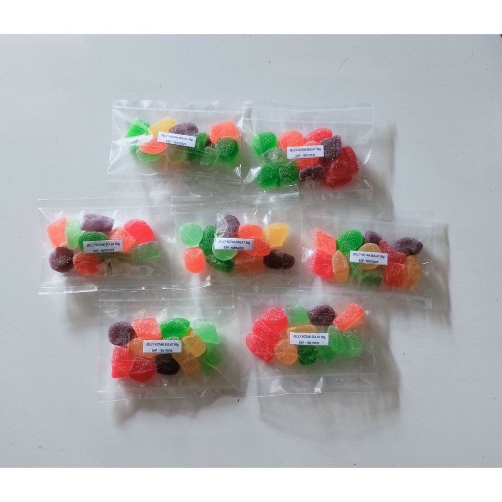 

jelly warna warni 50 gram/jelly kenyal/jelly gummy