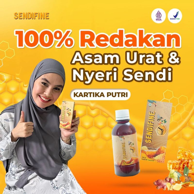MADU SENDIFINE ORIGINAL CARA AMPUH ATASI NYERI SENDI DAN ASAM URAT