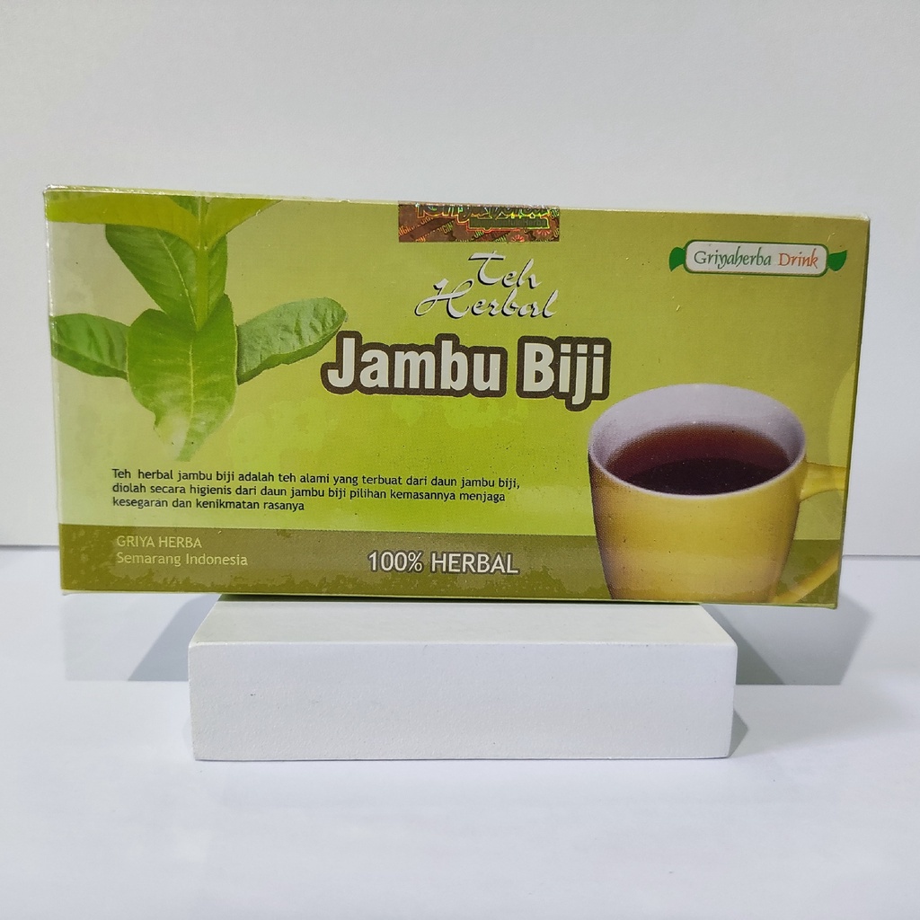 

Teh Herbal Jambu biji Griya Herba untuk daya tahan tubuh alami dan radang dan stop diare original aman alami