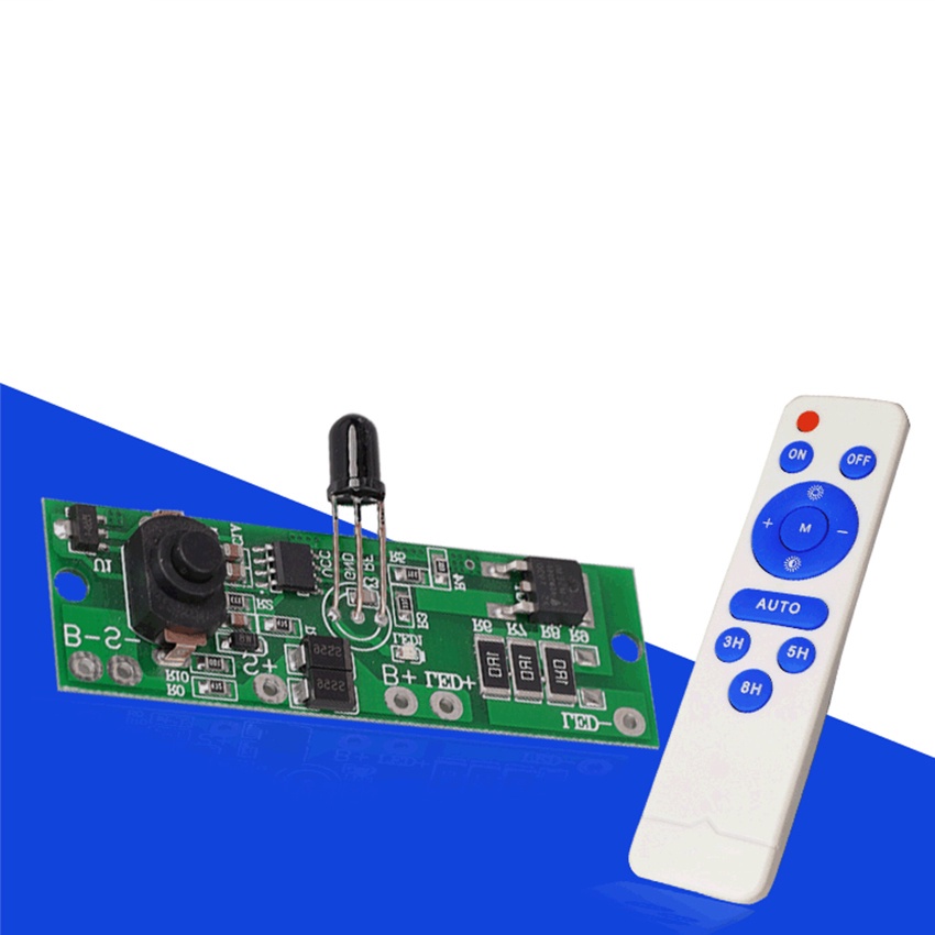 Pcb Led Smd 5730 Remote 3.7V - 4.2V 18650 Diy Lampu Panel Surya Emergency