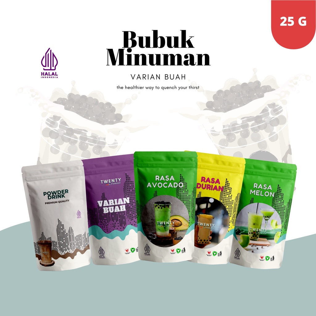 

minuman bubuk sachet tester varian rasa buah premium 25gr serbuk minuman aneka rasa buah bubuk minuman rasa powder minuman