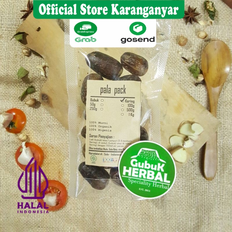 

BIJI PALA UTUH KERING 50 GRAM / Myristica Fragrans / JAMINAN MURNI / DIPETIK DARI TUMBUHAN SEGAR & DIKERINGKAN DI TEMPAT BERSIH