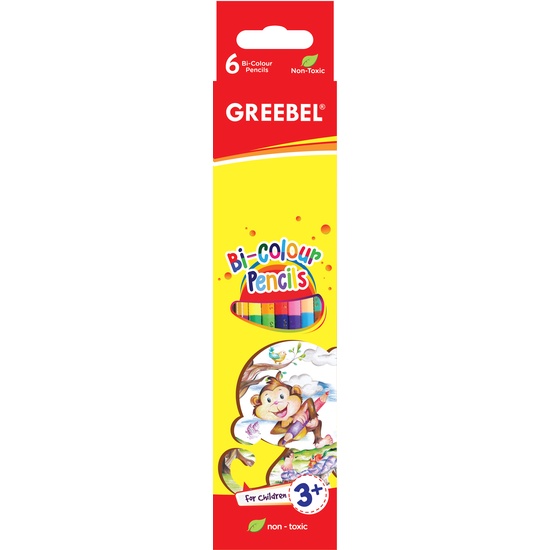 

Greebel Bi-colour Pencils / Pensil Warna 2 Sisi / Alat Lukis