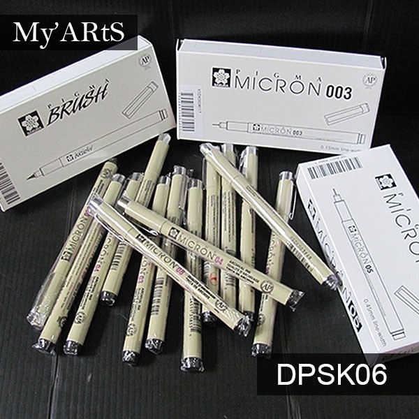 

Sakura Pigma Micron Satuan HITAM Drawing Pen Manga Permanent Waterproof Myarts