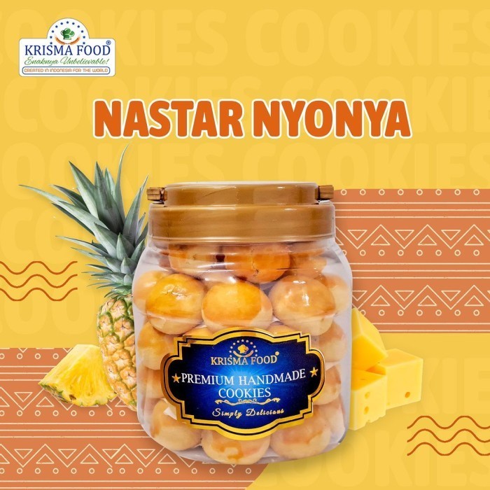 

Kue Nastar Premium Wisman 100% Nanas Krisma food 400gr