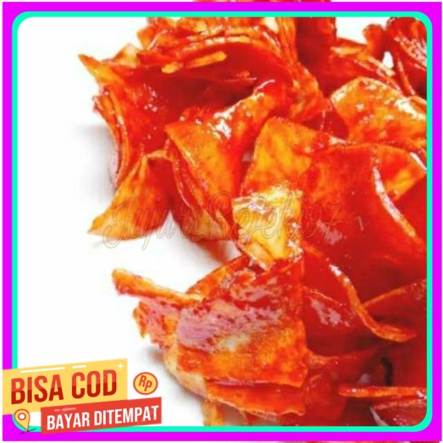 

1kg Keripik singkong doyan balado pedas basah