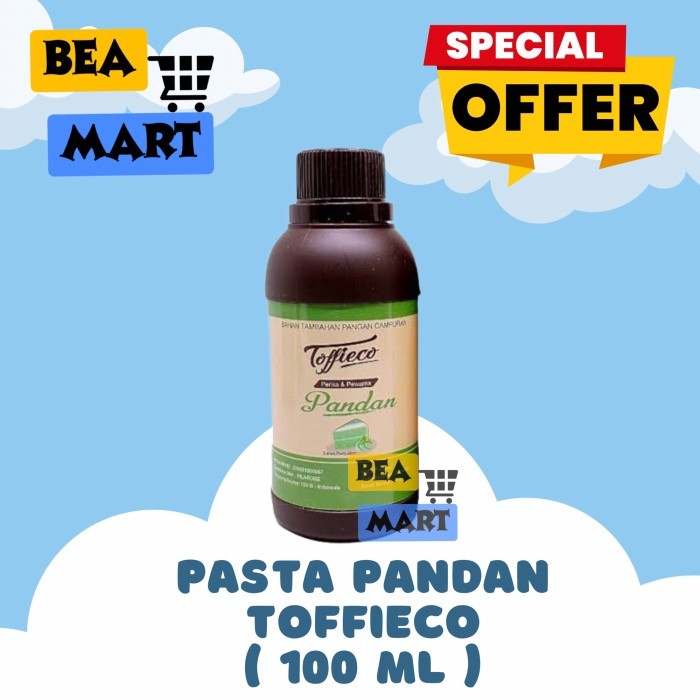 

Pasta Pandan Toffieco 100ml | Perasa Makanan Tofico 100gr 100 ge ml