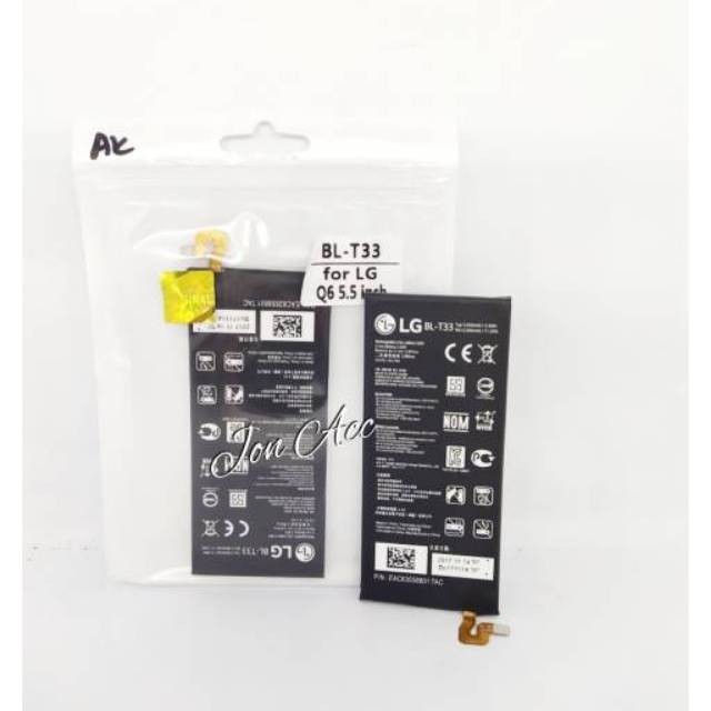Baterai LG Q6/BL-T33 ORIGINAL....
