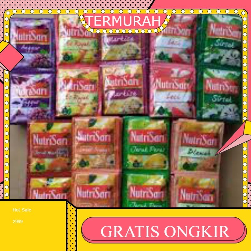 

Nutrisari per pack isi 40 sachet