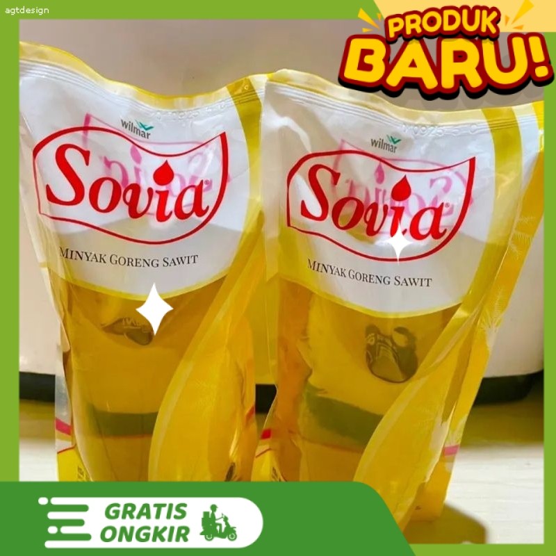 

PAKET MURAH 2 PCS Sovia Minyak Goreng 1L