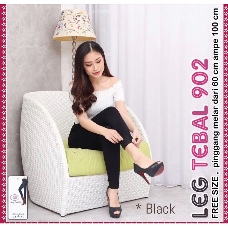 Legging Polos Hitam Premium Tebal / Legging Wanita import / Legging Olahraga