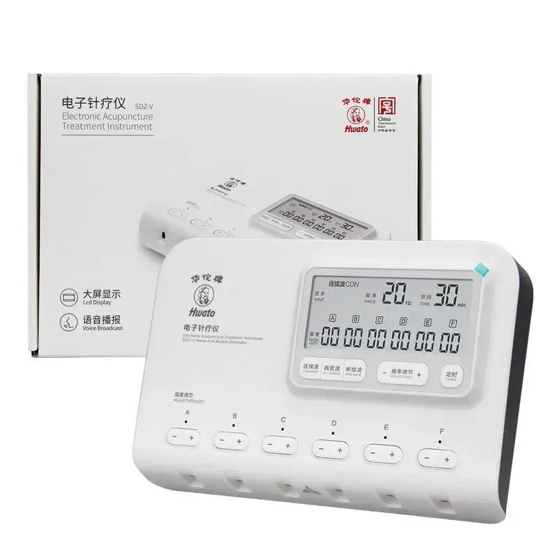 Hwato SDZ-V Electrical Acupuncture Therapy Nerve and muscle stimulator 6 Channel EMS TENS Electroacu