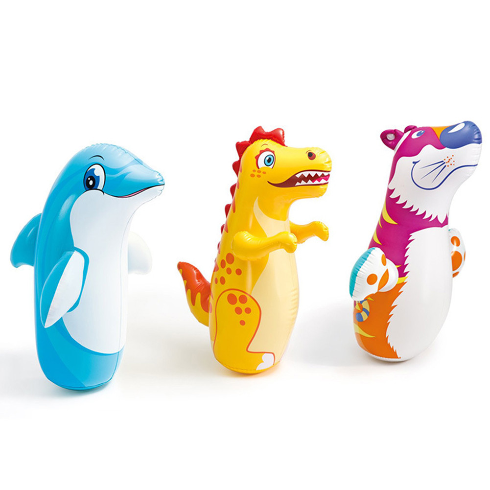 Animal Punching Boxing Sandbag Children Inflatable Boxing Training Tumbler Toys Sandbag Tumbler Puzz