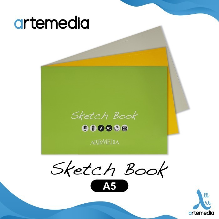 

Sketchbook Artemedia A5 Drawing Paper Pad 30 Lembar 150 Gsm- SHABG - GREEN