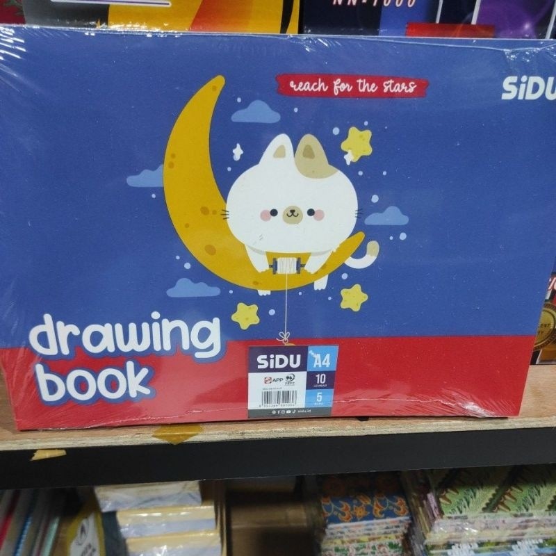 

Buku Gambar sidu A4 per pack isi 5buku