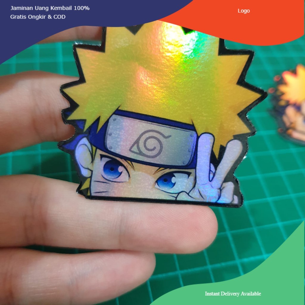 

Sticker Hologram Anime - PSH257 - Naruto