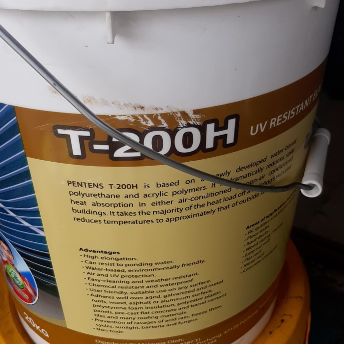 

waterproofing pentens T200H.Grey.Green. White - white