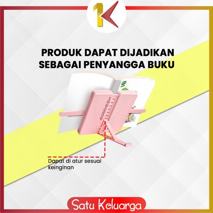 

SK-A73 Tempat Pensil 2IN1 Multifungsi dengan Tatakan Buku dan Papan - A73, PINK