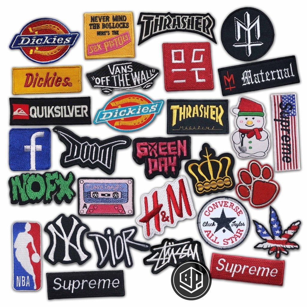 Bordir Patch Bordir Jahit Patch Emblem Patch Karakter Aksesoris Jaket/Tempelan Keren