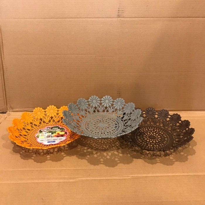 Piring buah-tempat buah-piring parcel plastik medium lucky star - Berkualitas