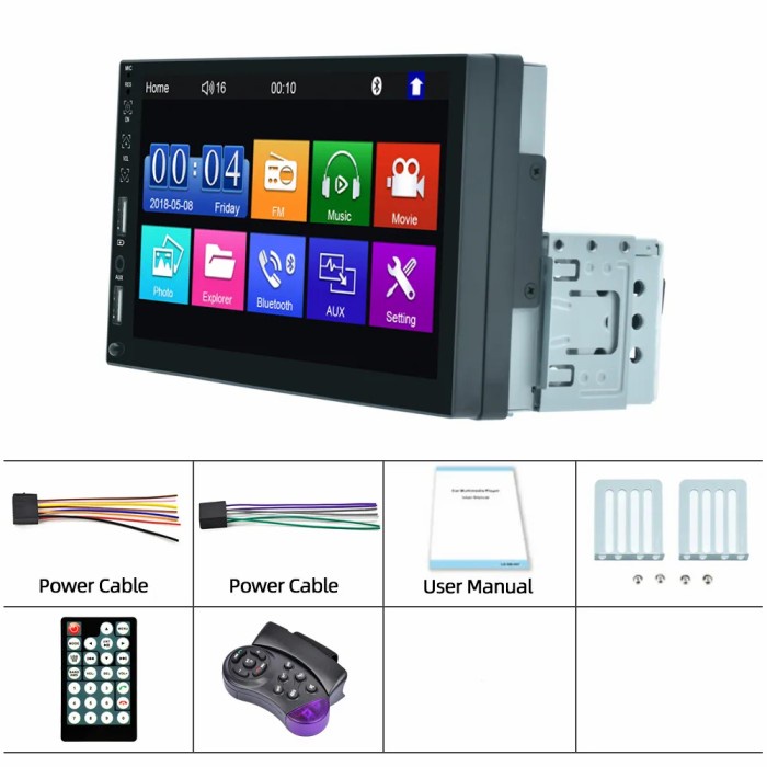 Headunit Bluetooth Single Din Android Head Unit Radio Car Universal - headunit saja