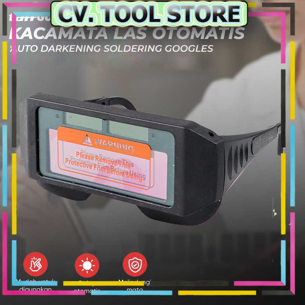 TOOL STORE - TaffGUARD Kacamata Las Otomatis Auto Darkening Soldering Googles - 5100B