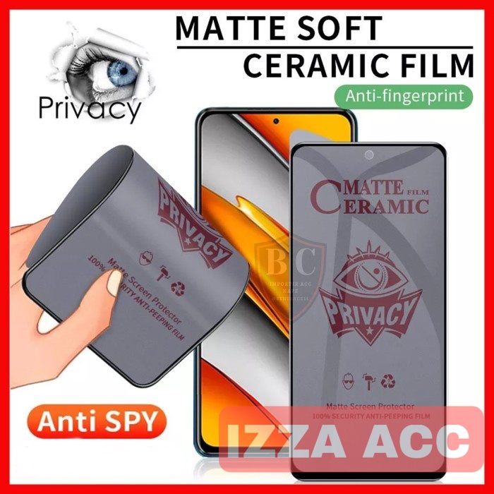TG CERAMIC SPY MATTE ANTI GLARE XIAOMI 12T 5G Mi12T Mi 12 LITE MI12 LITE