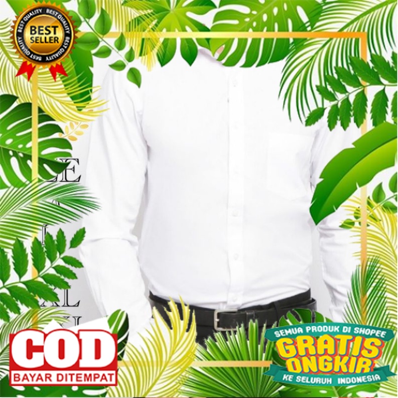 SERAGAM DINAS PDH KANTOR /Kemeja pria putih polos | Kemeja formal pria | Baju Kantor | kemeja putih 