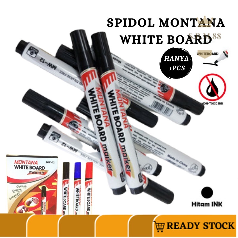 

SM88 -F207- Spidol Montana Whiteboard - Spidol Papan Tulis - Spidol Per Pcs