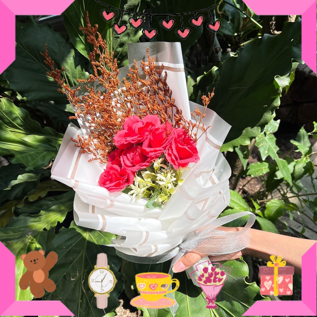 HAMPERS BAYI ANAK MUDA REMAJA PACAR ISTRI BIKIN ROMANTIS ANNIVERSERY/ BOUQUET BUKET BUNGA KERING DRIED FLOWER CUSTOM KADO HADIAH UNTUK BESTI WISUDA / ANNIVERSARY / ULANG TAHUN / KADO NIKAH / KADO CEWEK / KADO COWOK / KADO GURU/ ULTAH LAHIRAN WISUDA JADIAN