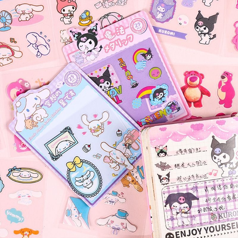 

GROSIR- STK02 Stiker Lucu Karakter Sanrio Stiker Kartun Gadis Lucu DIY Dekoratif Notebook