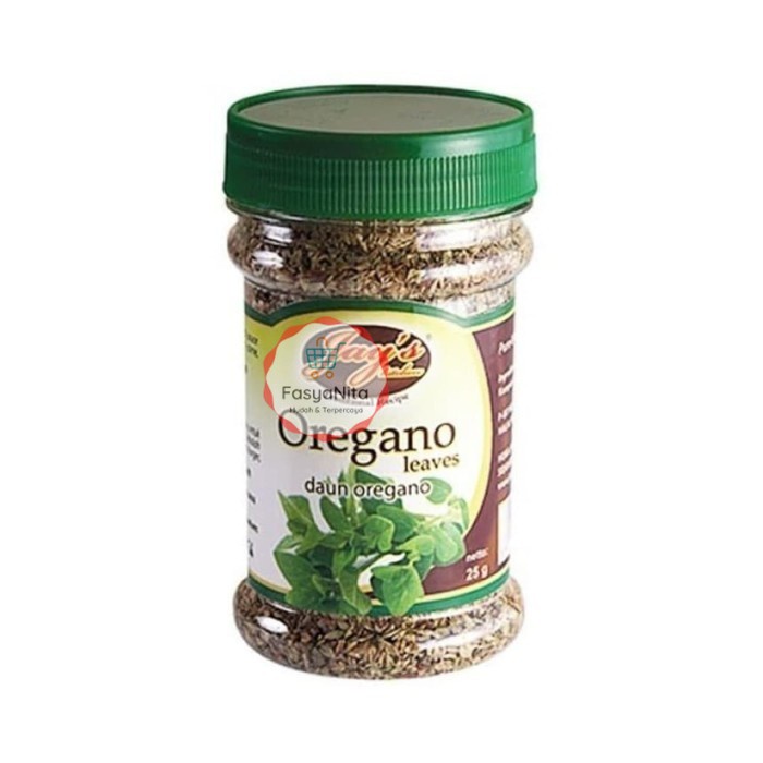 

Jay's Oregano Leaves / Daun Oregano 25g - FasyAnita Mart Denpasar
