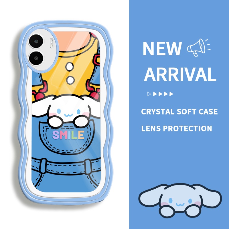 Case For Redmi A1 A2 10C 10 5G 11 Prime 5G Note 11E 12C For Poco C55 Anjing Yu Gui yang lucu Menggen