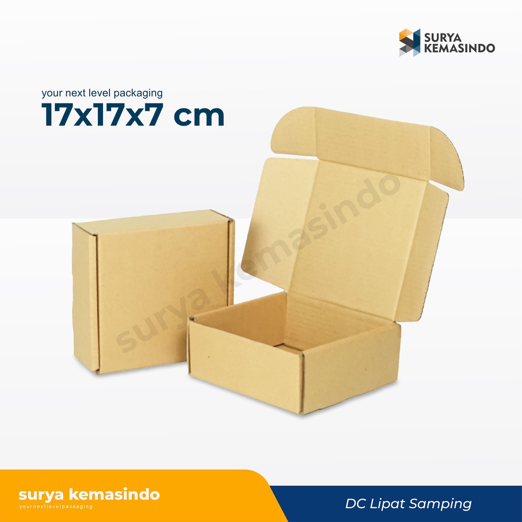 

Box 17x17x7 cm (SGX) kardus/Karton/Paking/hampers/gift/Hampers/tinggi7