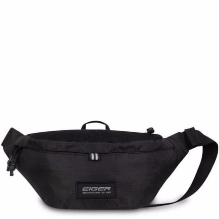 Tas pinggang Eiger Emissary 3L waistbag selempang pria original - Hitam