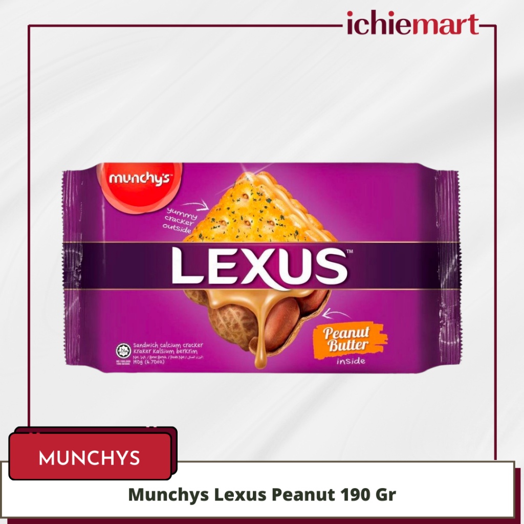 

Munchys Lexus Peanut Butter Sandwich 190 Gr