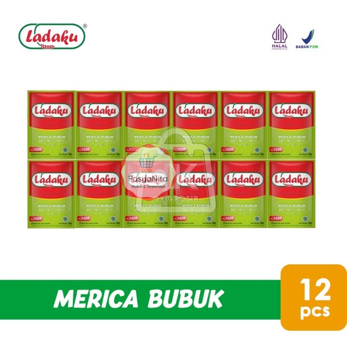 

Ladaku Merica Bubuk Sachet (1 Renteng isi 12pcs) - FasyAnita Mart Denpasar