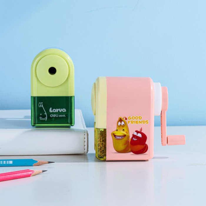 

Deli Larva School Rotary Pencil Sharpener/ Rautan Putar Pensil E0641L